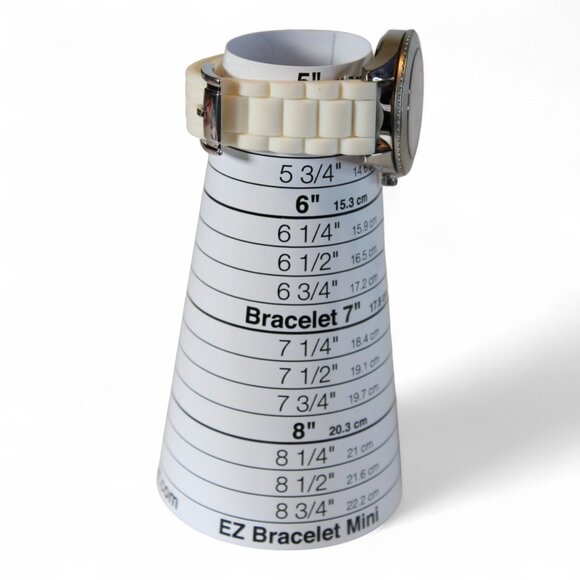 Fossil ES2888 Womens Watch Stainless Steel & White Silicone Band 64ATM - Picture 5 of 6